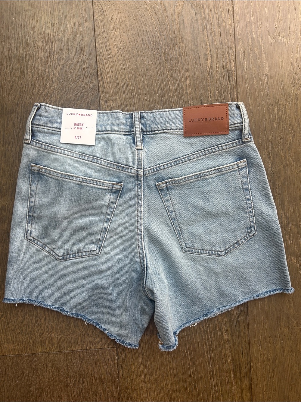 Lucky Brand Light Blue Distressed Denim Cutoff Shorts - Picture 5 of 6